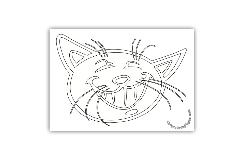 Playful Tomcat Coloring Page