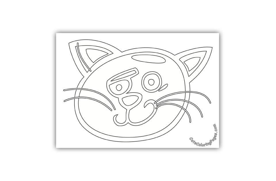 Bored Tomcat Coloring Page