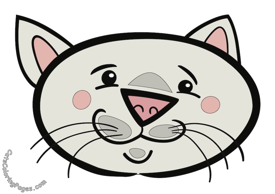 A Sad Tomcat Colored Coloring Page